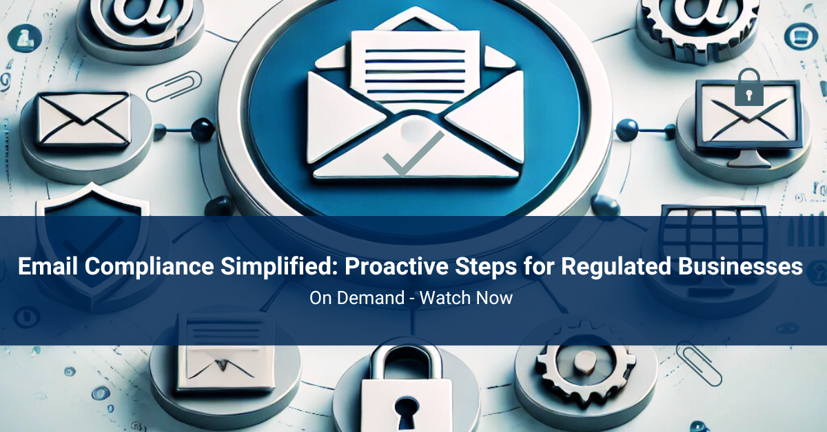 Email Compliance Webinar - On Demand Watch Now Banner